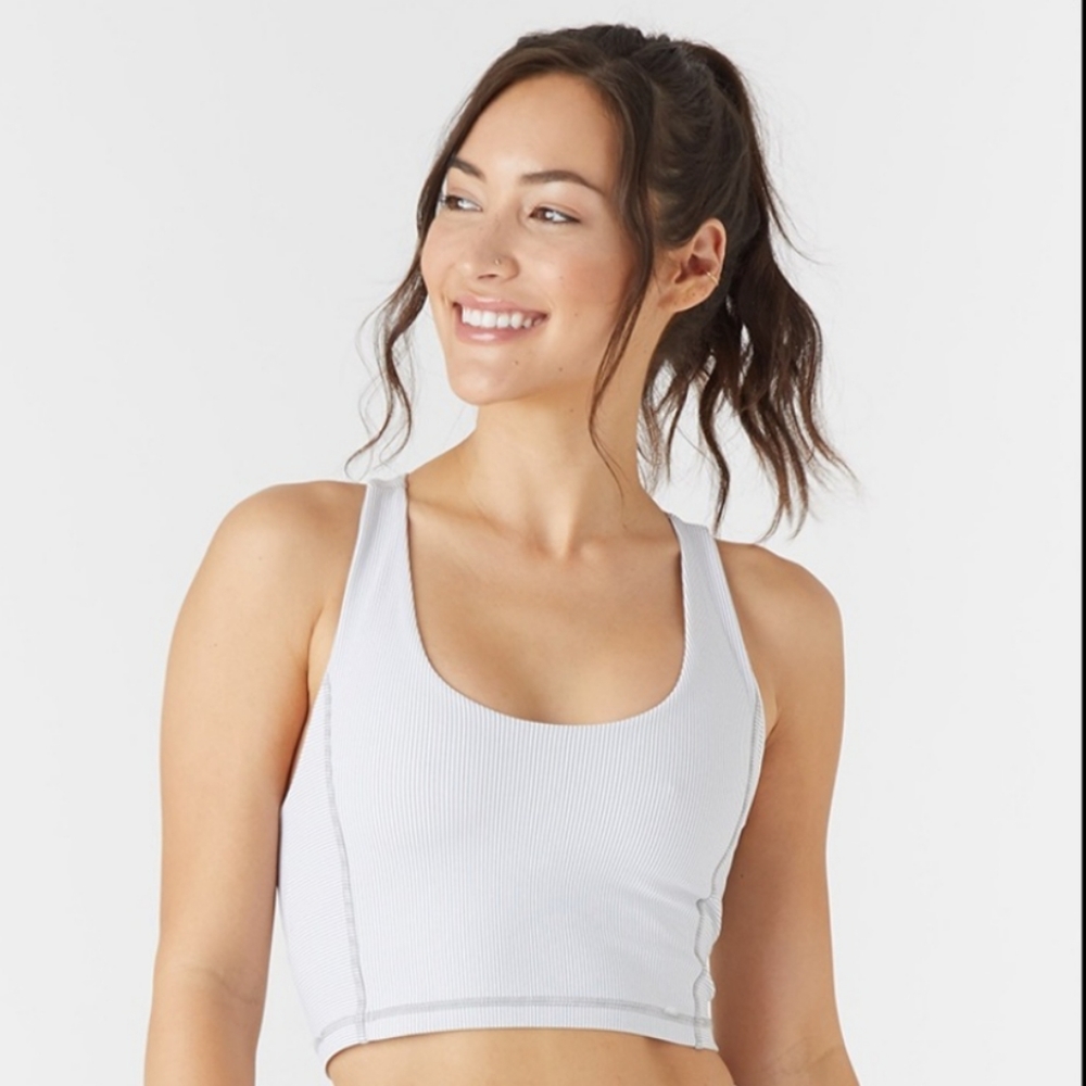 Glyder ☆ Uplift Bra - Granite + White